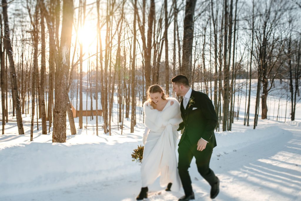 photo couple mariage hiver