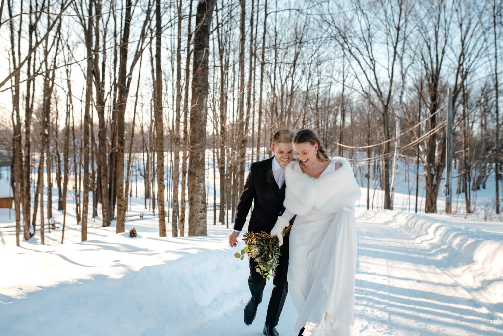 photo couple mariage hiver