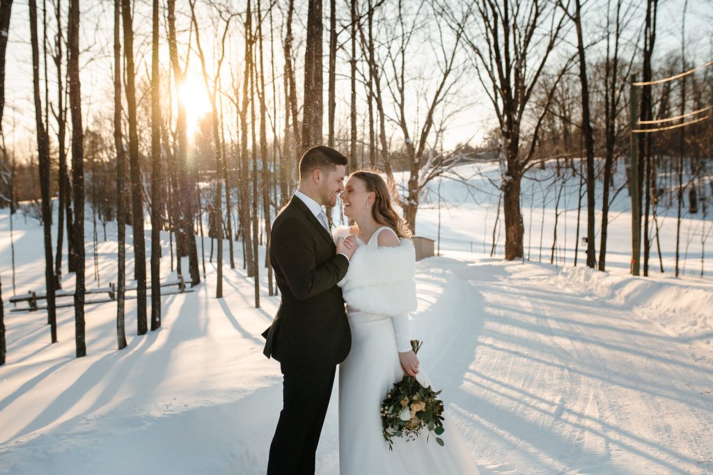 photo couple mariage hiver