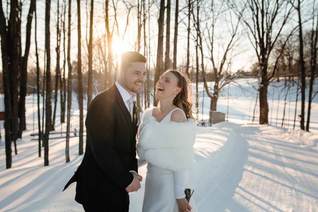 photo couple mariage hiver