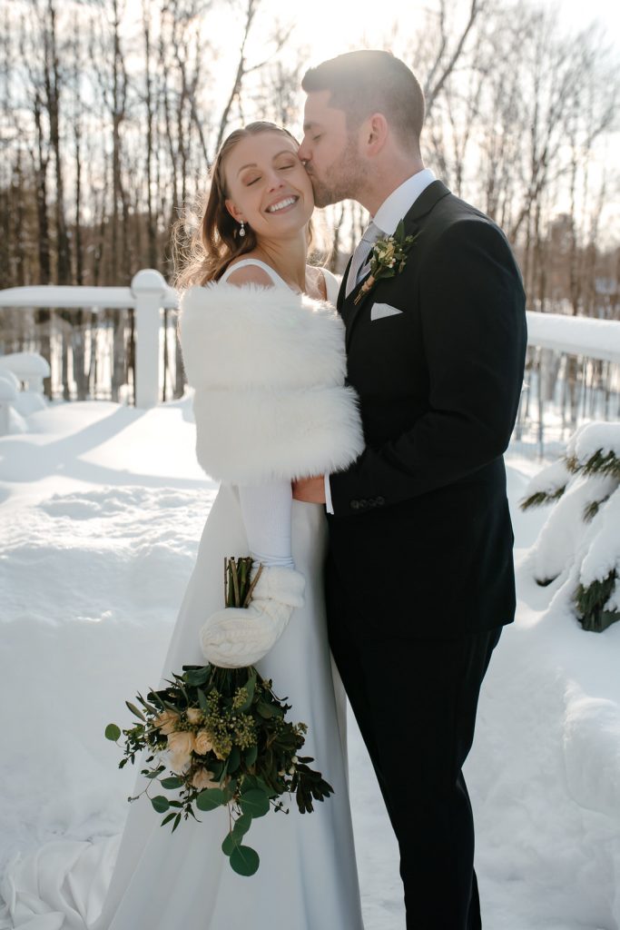 photo couple mariage hiver