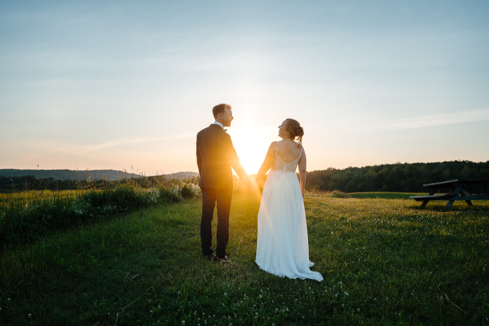 Wedding at the Auberge West Brome in the Eastern Townships