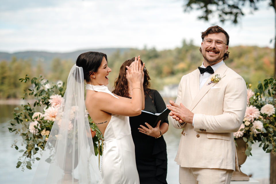 Ripplecove Hotel & Spa wedding – lakeside ceremony