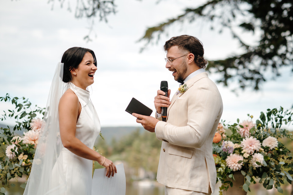 Ripplecove Hotel & Spa wedding – lakeside ceremony