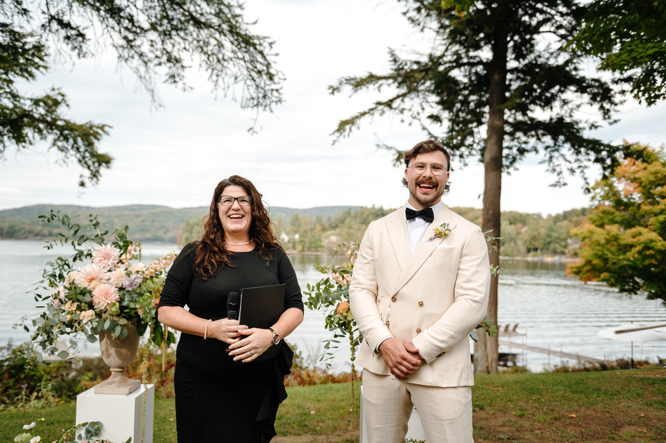 Ripplecove Hotel & Spa wedding – lakeside ceremony