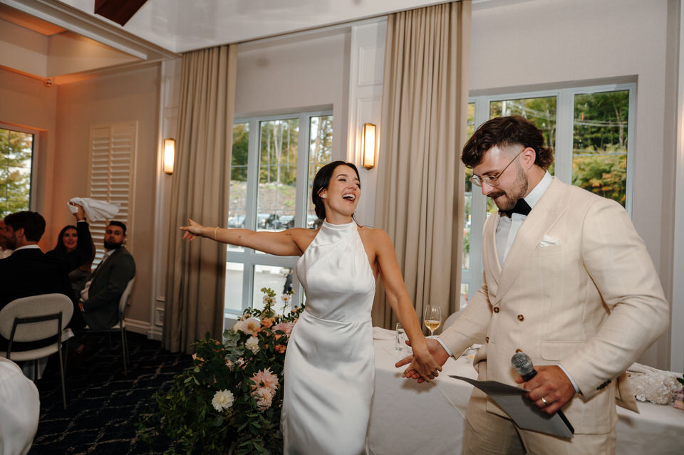Ripplecove Hotel & Spa wedding – Harmonie reception room