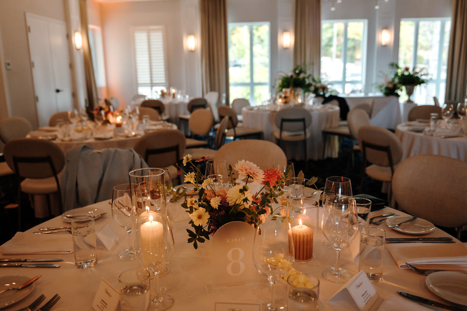 Ripplecove Hotel & Spa wedding – Harmonie reception room