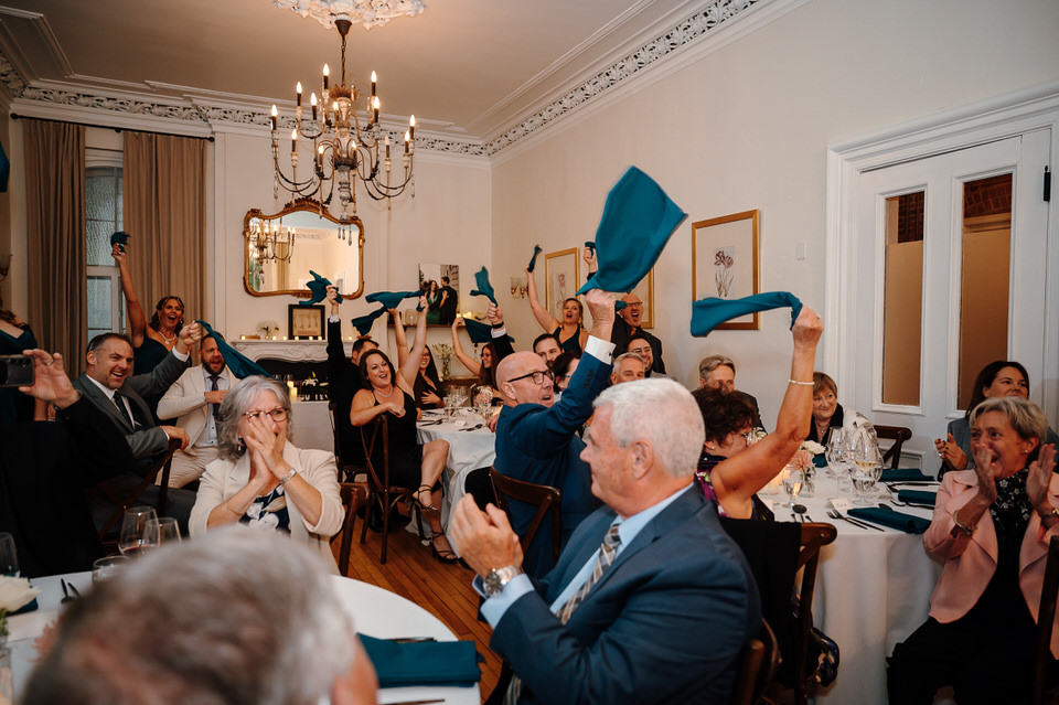 moment convivial souper mariage Manoir Maplewood